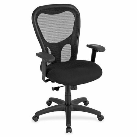 EUROTECH - THE RAYNOR GROUP Hi-back Chair, Mesh, 26inx24inx41-44-1/2in, Onyx/Black EUTMM950076